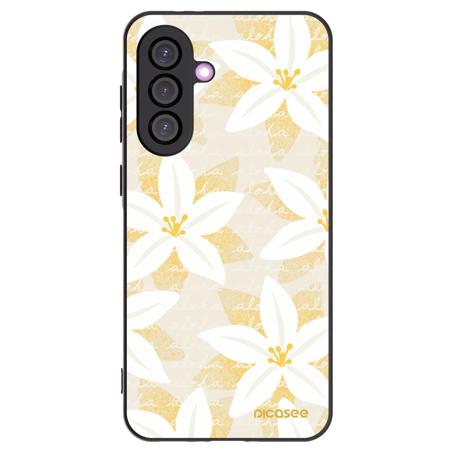Picasee silikónový čierny obal pre Samsung Galaxy A36 5G - Island Leave