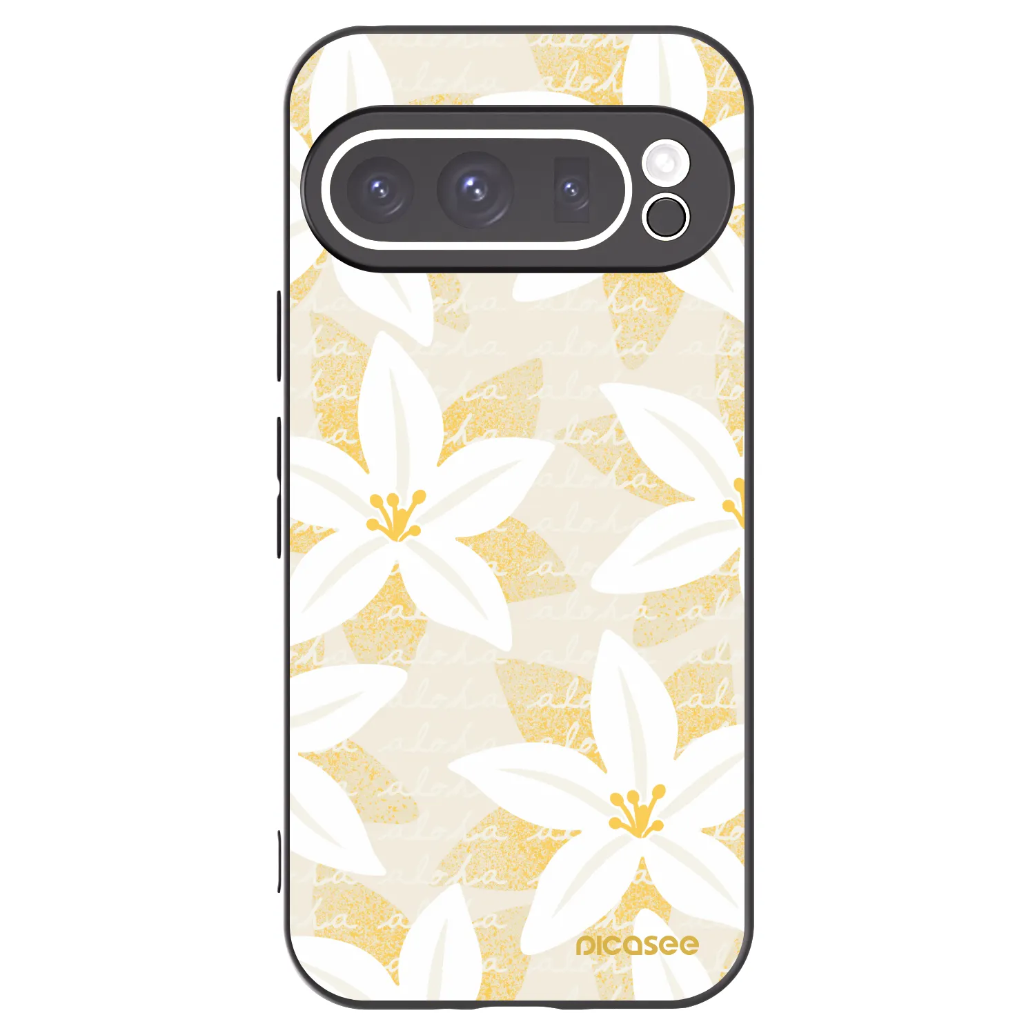 Picasee silikónový čierny obal pre Google Pixel 9 Pro - Island Leave