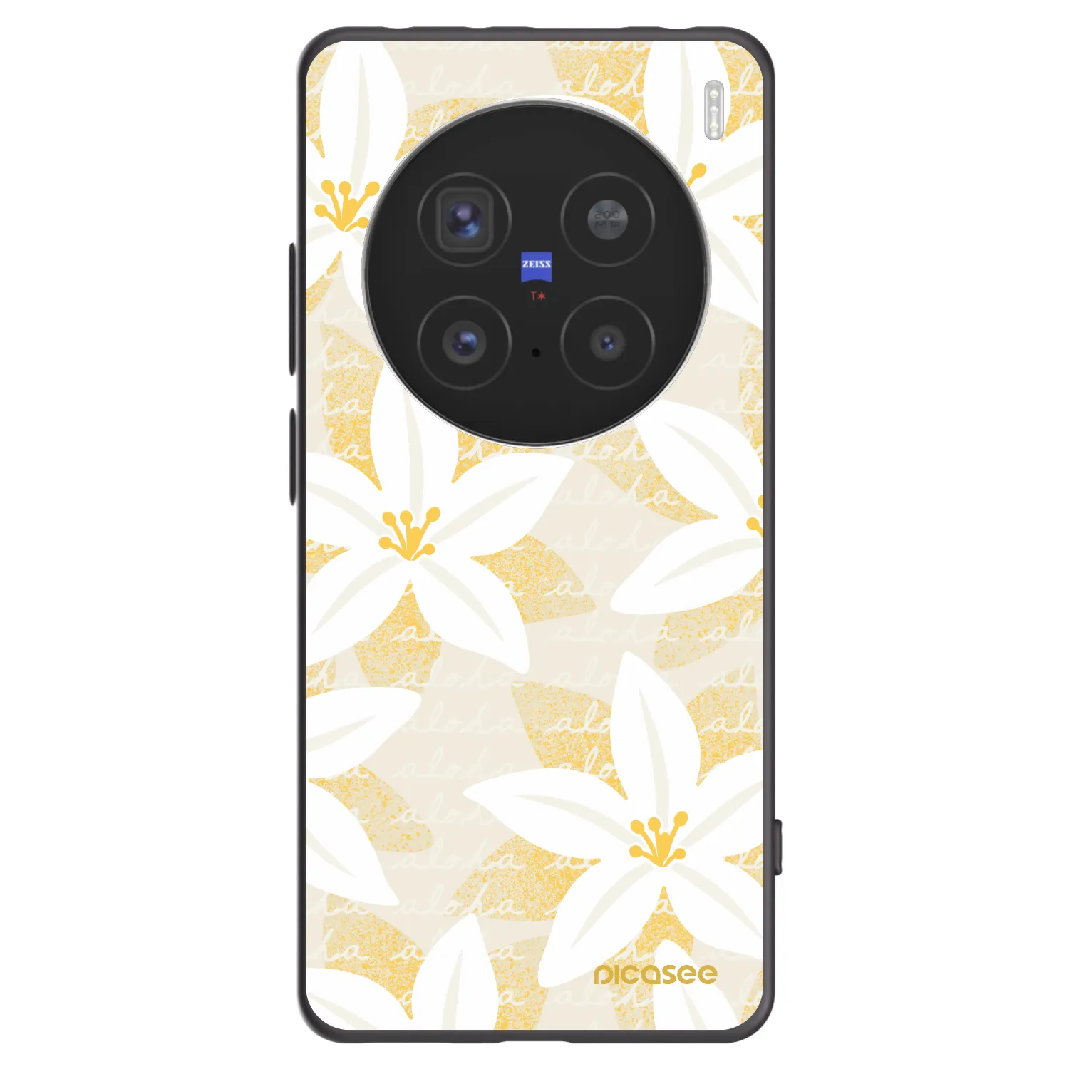 Picasee silikónový čierny obal pre Vivo X200 Pro - Island Leave