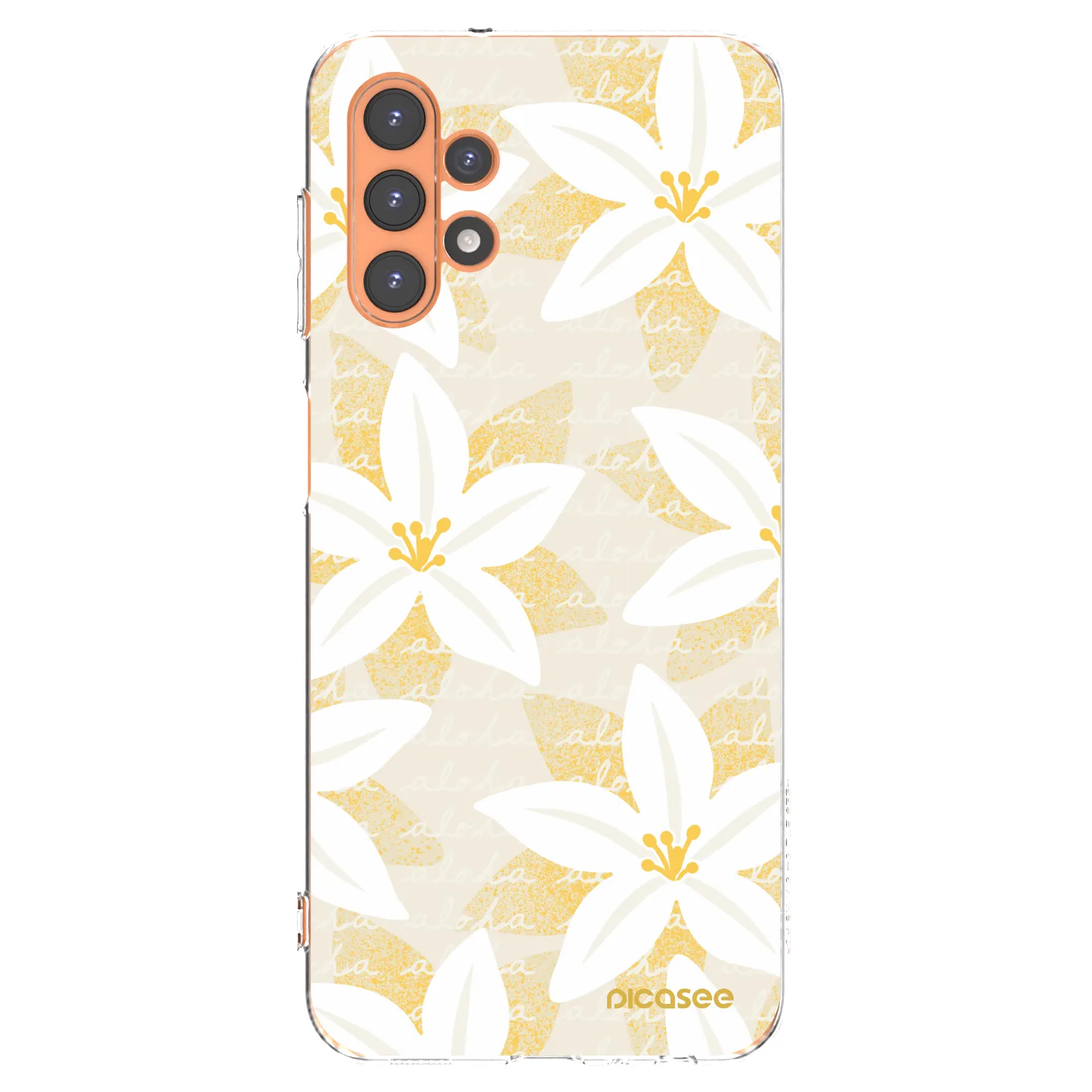 Picasee silikónový prehľadný obal pre Samsung Galaxy A13 5G - Island Leave