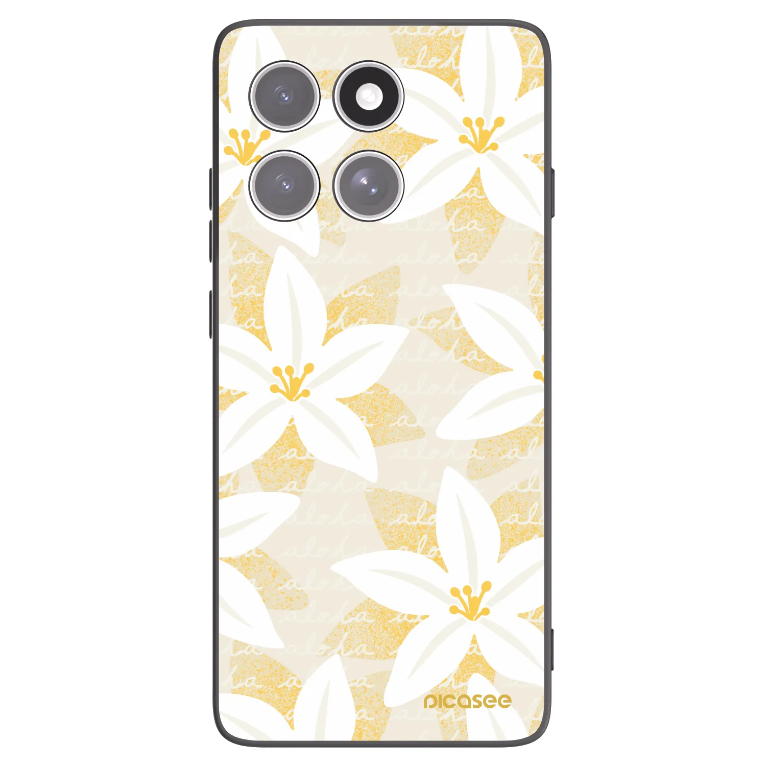 Picasee silikónový čierny obal pre Motorola Edge 60 Pro - Island Leave