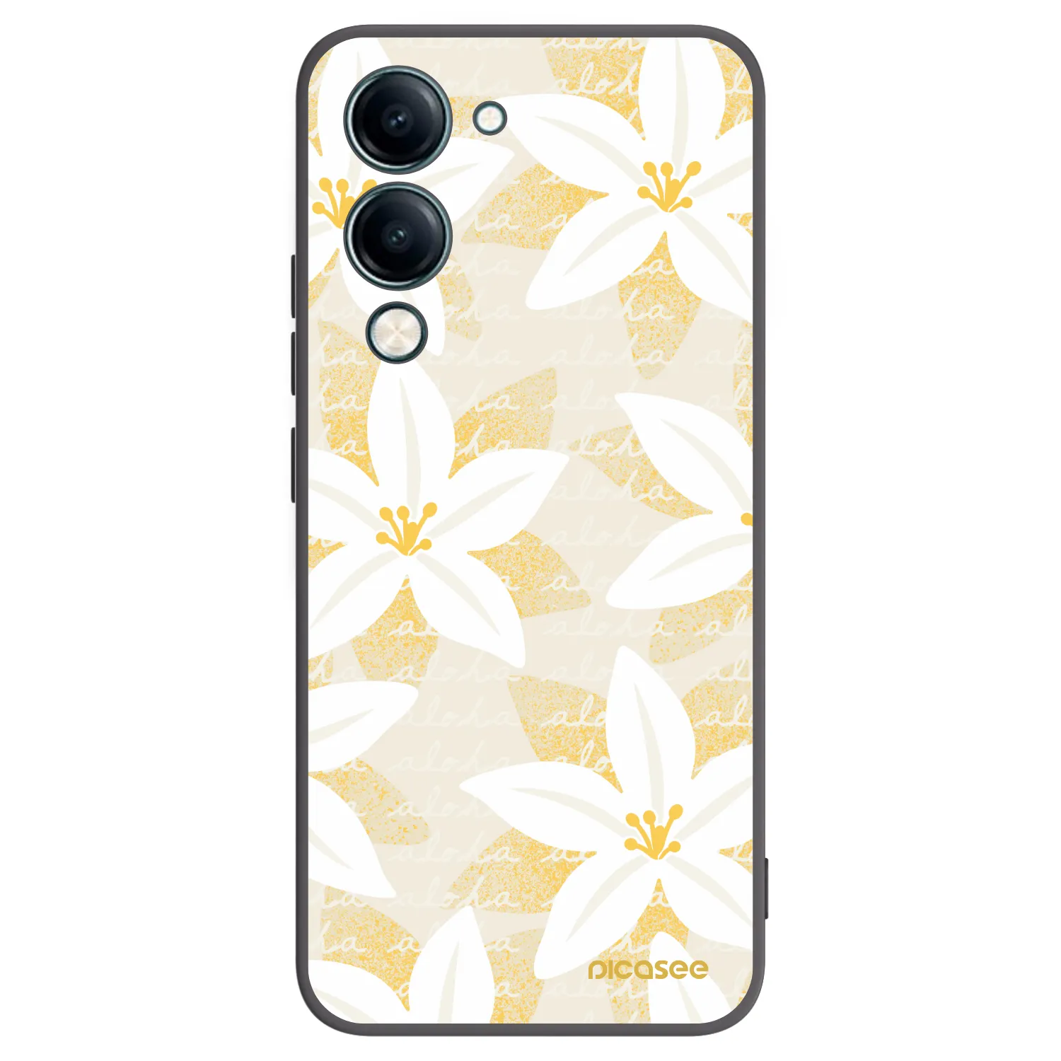 Picasee silikónový čierny obal pre Vivo Y29s 5G - Island Leave