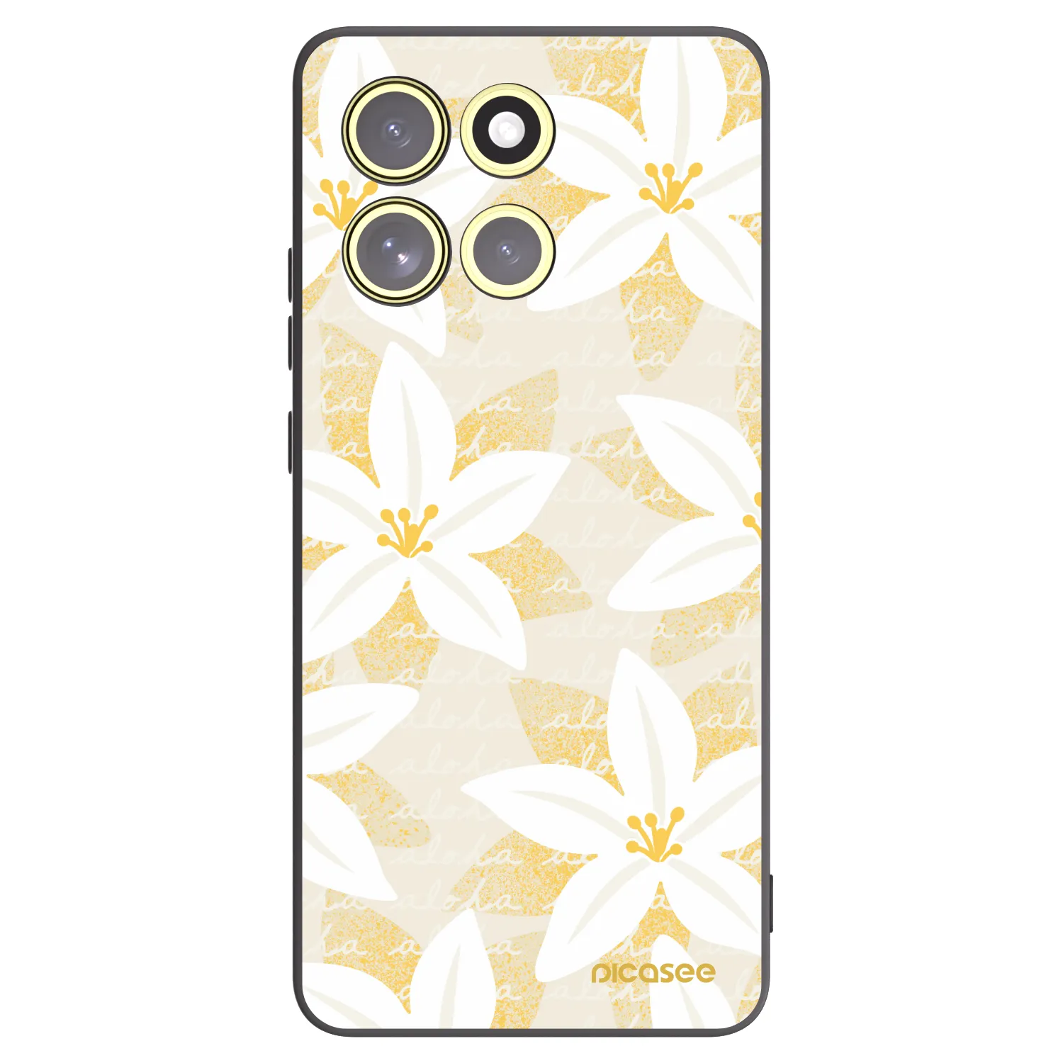 Picasee silikónový čierny obal pre Motorola Moto G86 Power 5G - Island Leave