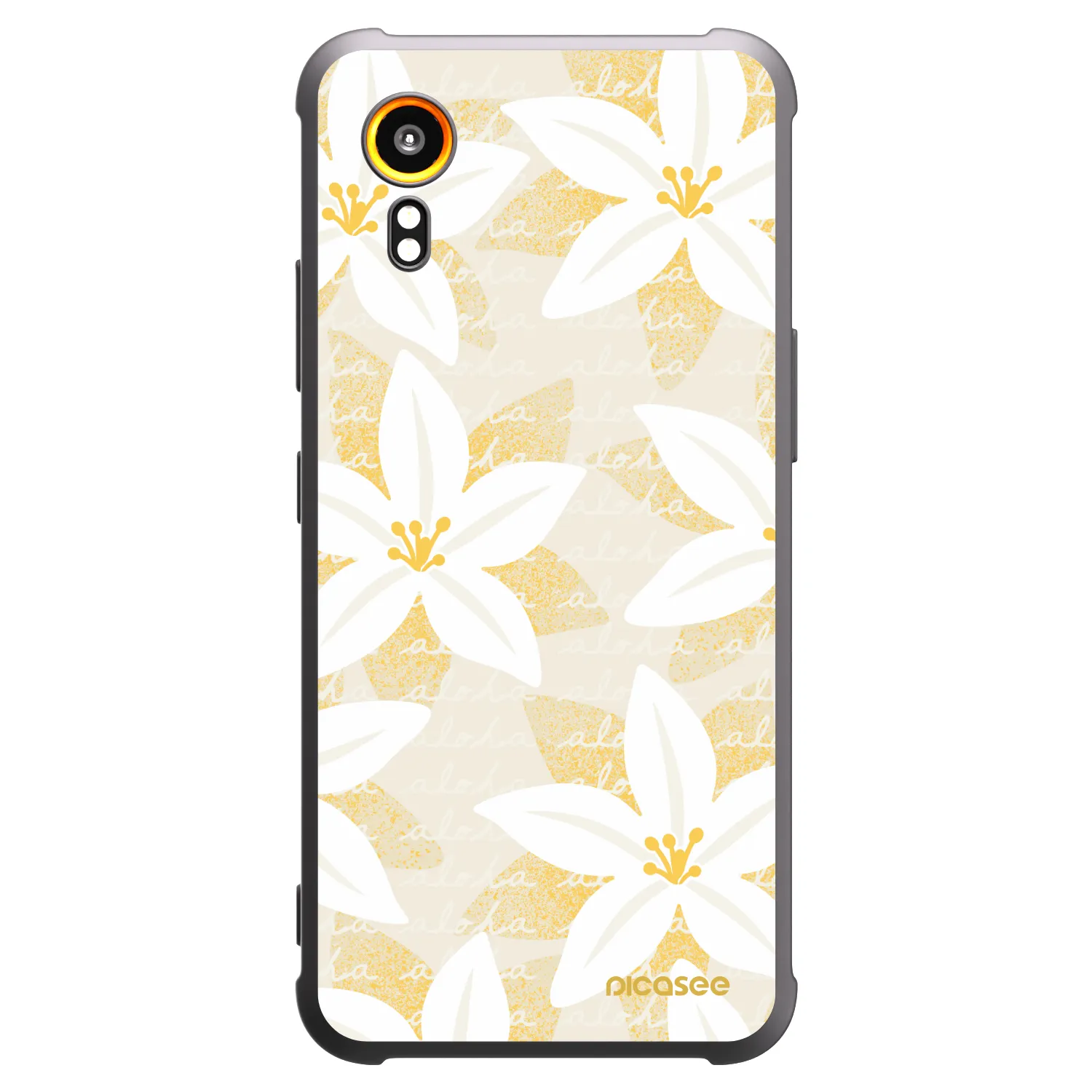 Picasee silikónový čierny obal pre Samsung Galaxy XCover 7 - Island Leave