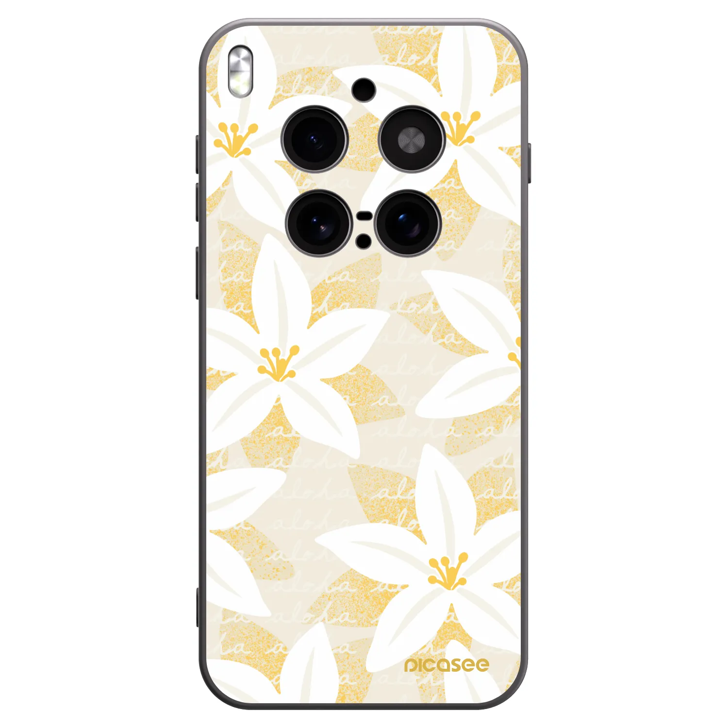 Picasee silikónový čierny obal pre Vivo X300 Pro - Island Leave