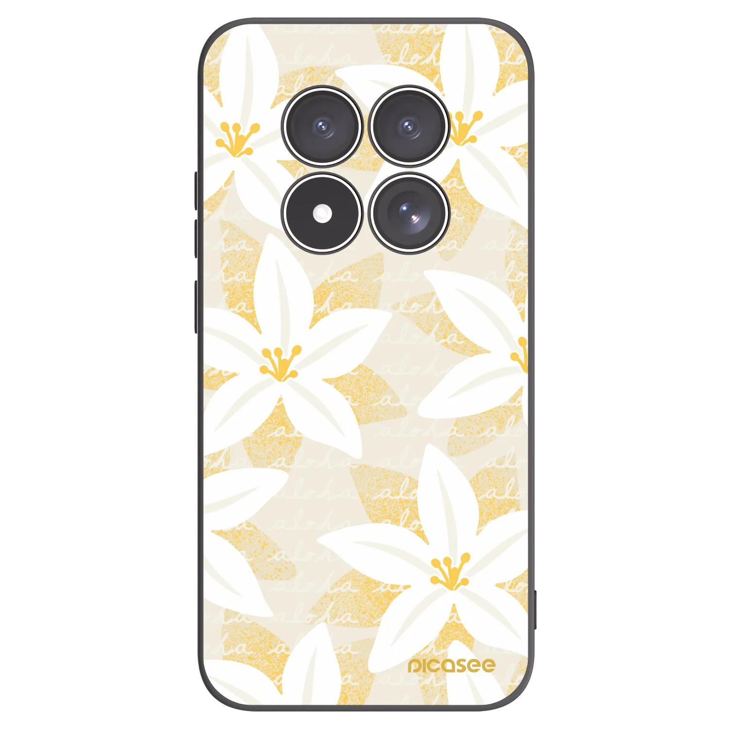 Picasee silikónový čierny obal pre Xiaomi Redmi Note 15 Pro 5G - Island Leave