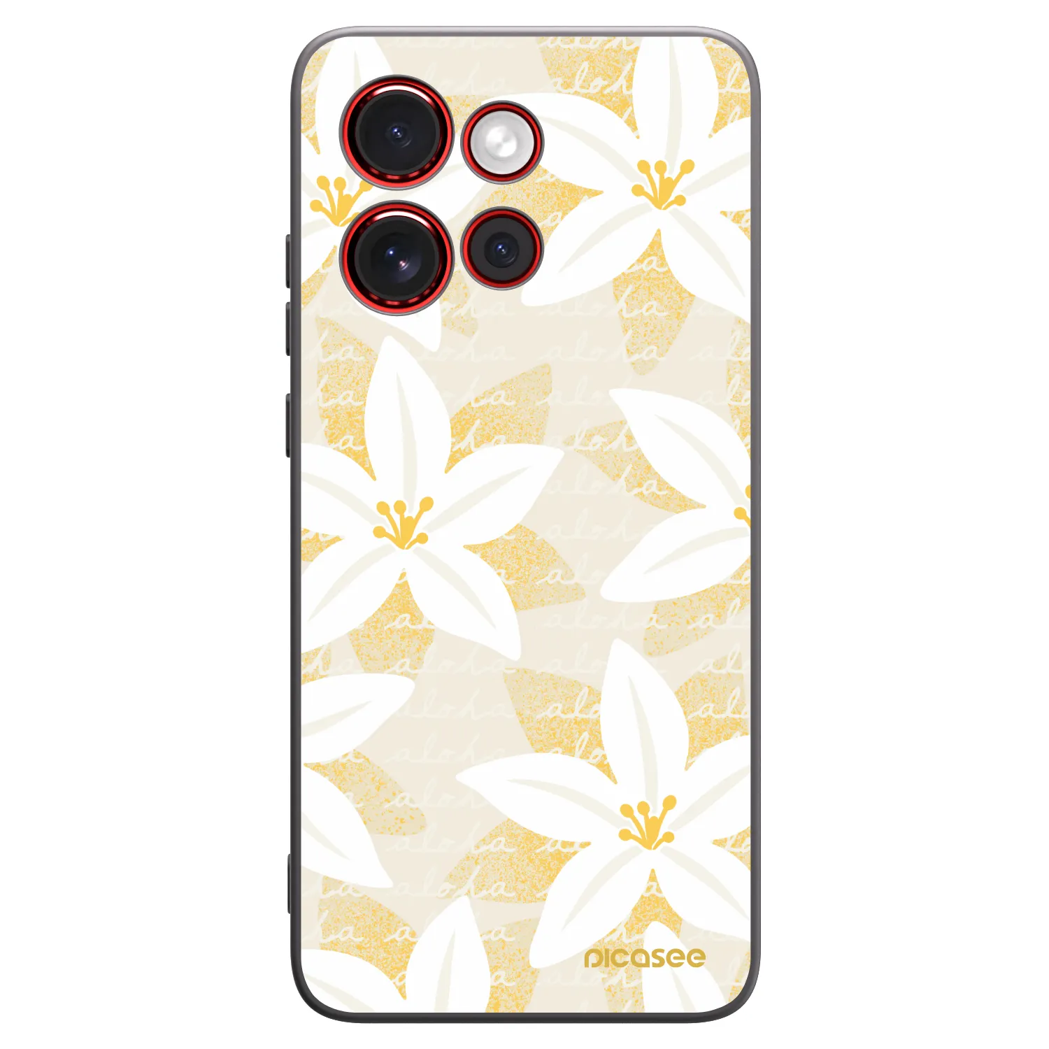 Picasee silikónový čierny obal pre Motorola Edge 60 Neo 5G - Island Leave