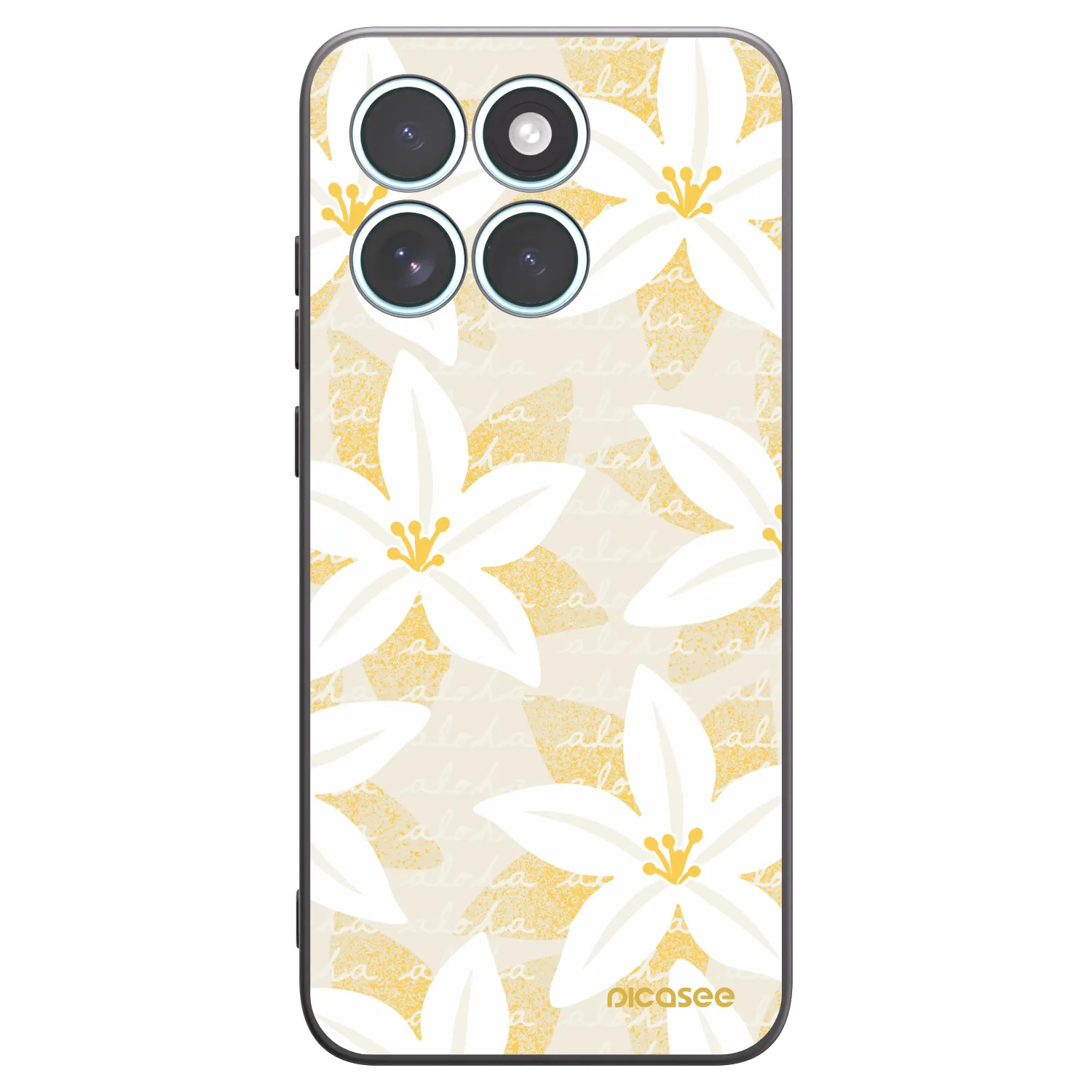 Picasee silikónový čierny obal pre Motorola Edge 70 Fusion - Island Leave