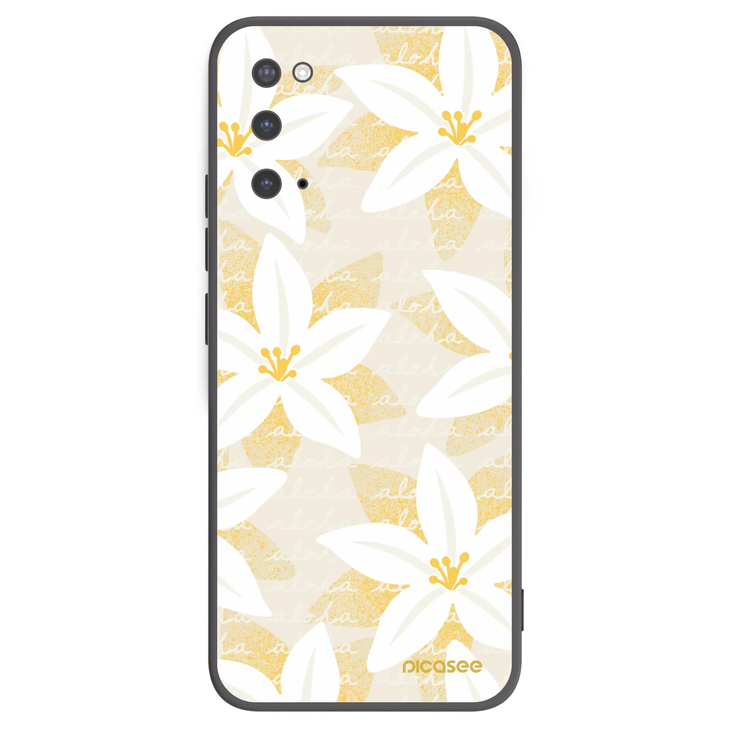 Picasee silikónový čierny obal pre Samsung Galaxy S20 G980F - Island Leave