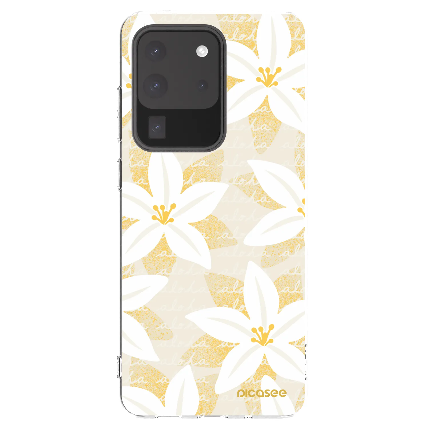 Picasee silikónový prehľadný obal pre Samsung Galaxy S20 Ultra 5G G988F - Island Leave