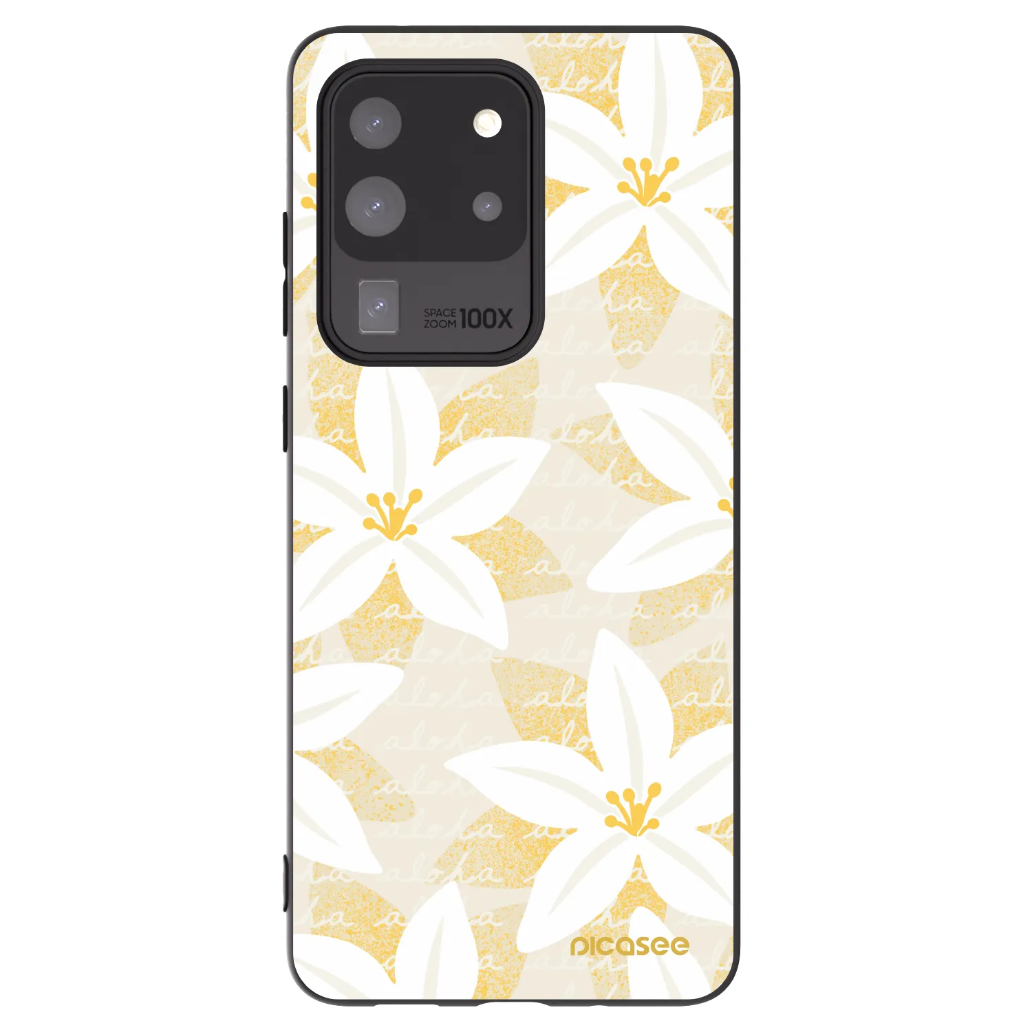 Picasee silikónový čierny obal pre Samsung Galaxy S20 Ultra 5G G988F - Island Leave