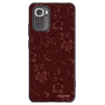 Picasee silikónový čierny obal pre Xiaomi Redmi Note 10S - Red Elegance