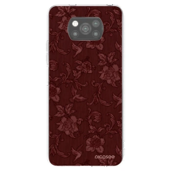 Picasee silikónový čierny obal pre Xiaomi Poco X3 Pro - Red Elegance