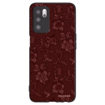 Picasee silikónový čierny obal pre OPPO A16s - Red Elegance