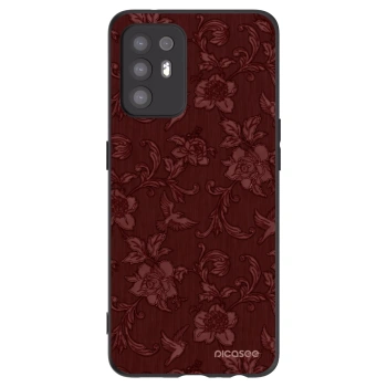 Picasee silikónový čierny obal pre OPPO A94 5G - Red Elegance