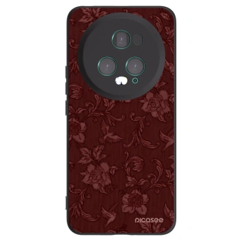 Picasee silikónový čierny obal pre Honor Magic5 Pro - Red Elegance