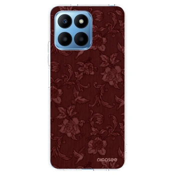 Picasee silikónový prehľadný obal pre Honor 70 Lite - Red Elegance