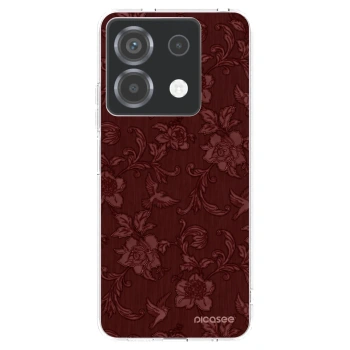 Picasee silikónový prehľadný obal pre Xiaomi Poco X6 - Red Elegance