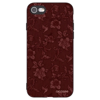Picasee silikónový čierny obal pre Apple iPhone 8 - Red Elegance