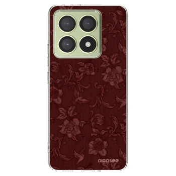 Picasee silikónový prehľadný obal pre Xiaomi 14T - Red Elegance