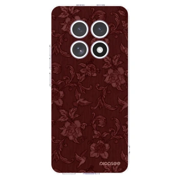Picasee silikónový prehľadný obal pre Xiaomi Redmi Note 15 4G - Red Elegance