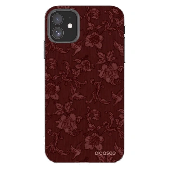 Picasee silikónový prehľadný obal pre Apple iPhone 11 - Red Elegance