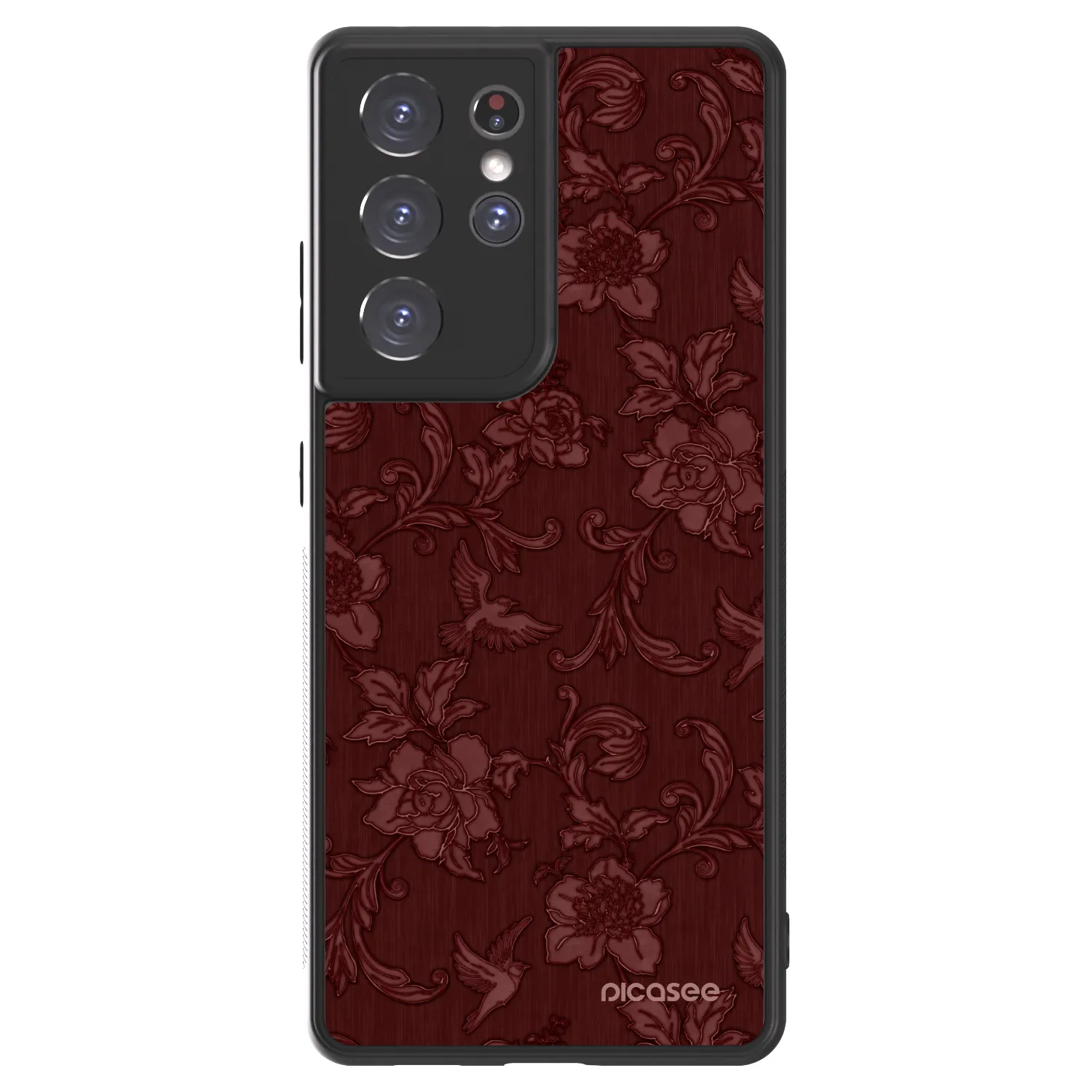 Picasee ULTIMATE CASE pro Samsung Galaxy S21 Ultra 5G G998B - Red Elegance
