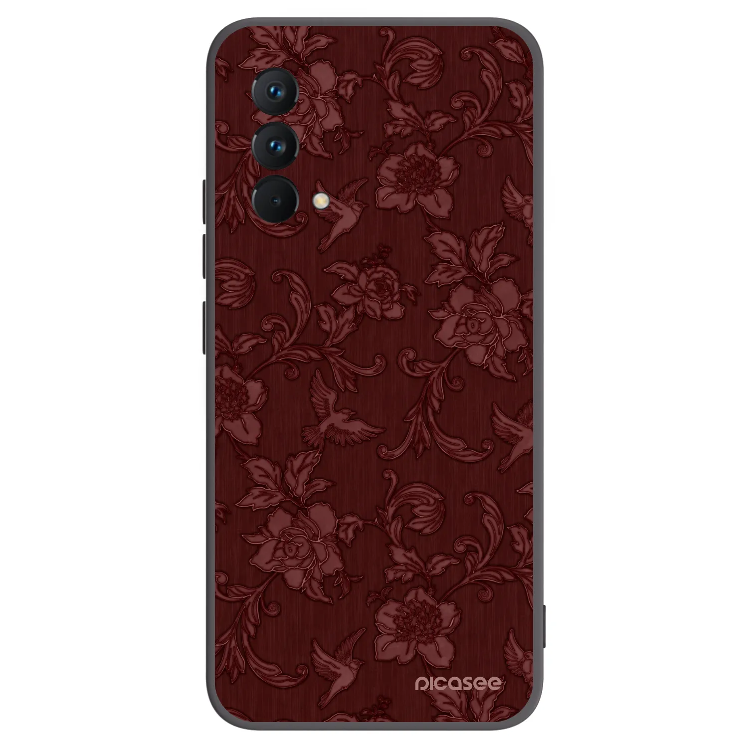 Picasee silikónový čierny obal pre Realme GT Master Edition 5G - Red Elegance