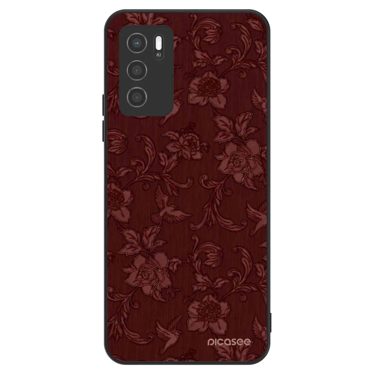 Picasee ULTIMATE CASE pro OPPO A16s - Red Elegance
