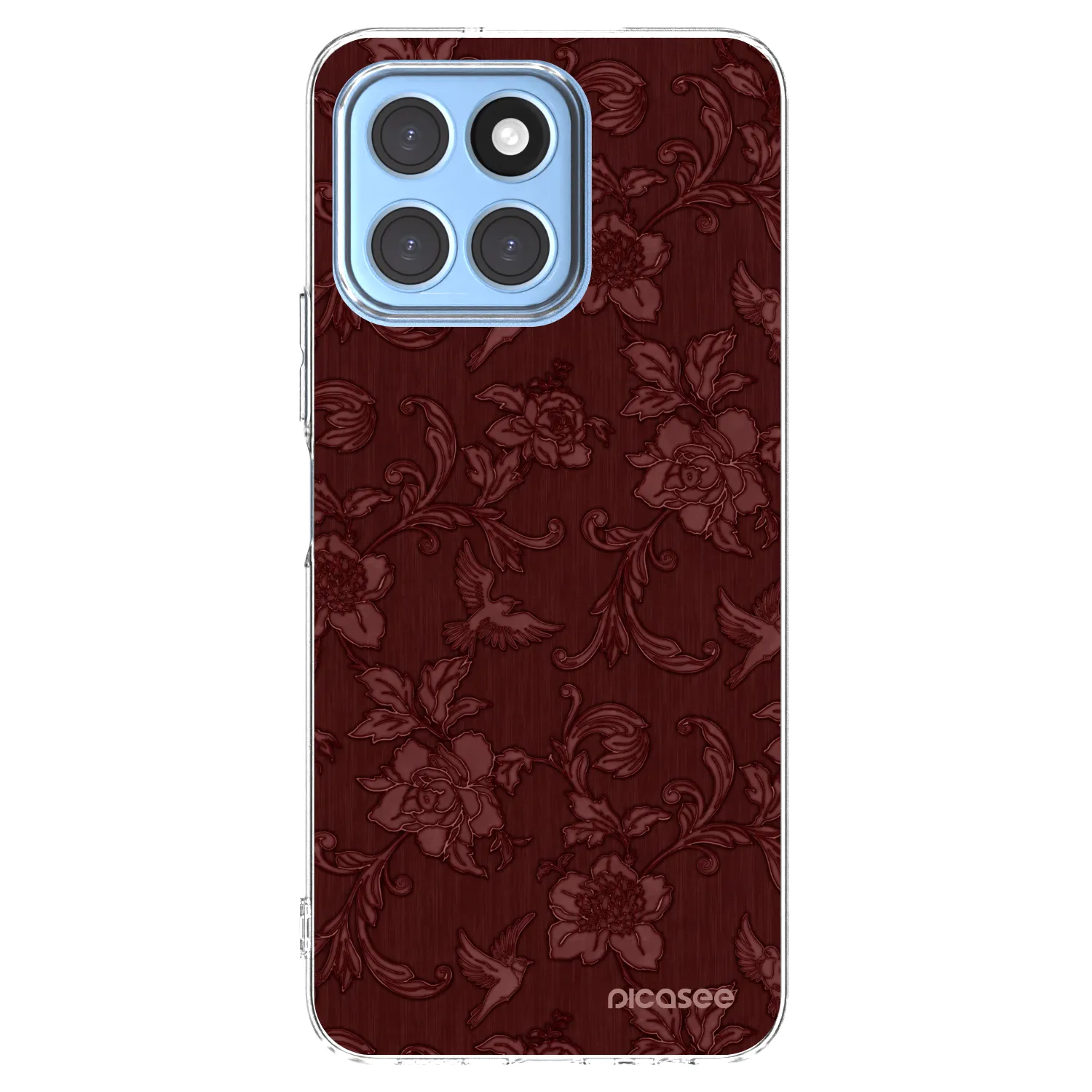 Picasee silikónový prehľadný obal pre Honor X6 - Red Elegance