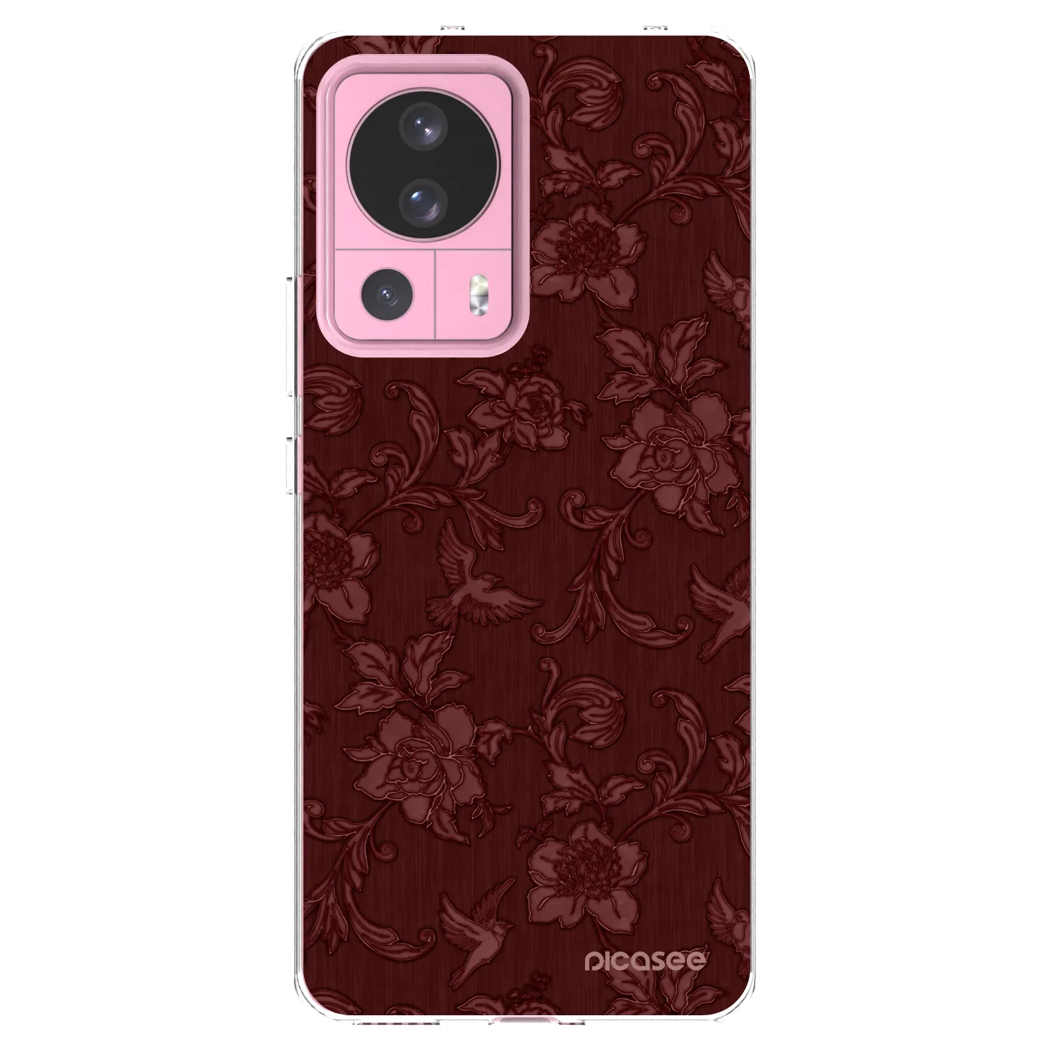 Picasee silikónový prehľadný obal pre Xiaomi 13 Lite - Red Elegance