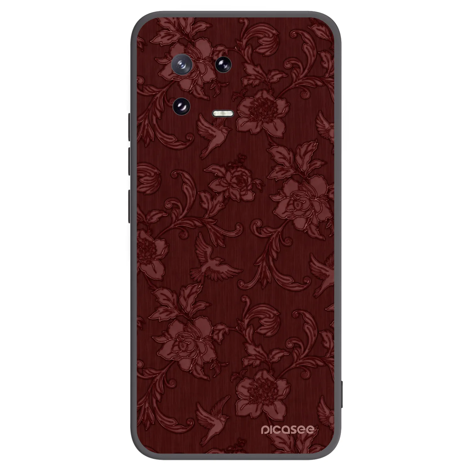 Picasee silikónový čierny obal pre Xiaomi 13 Pro - Red Elegance