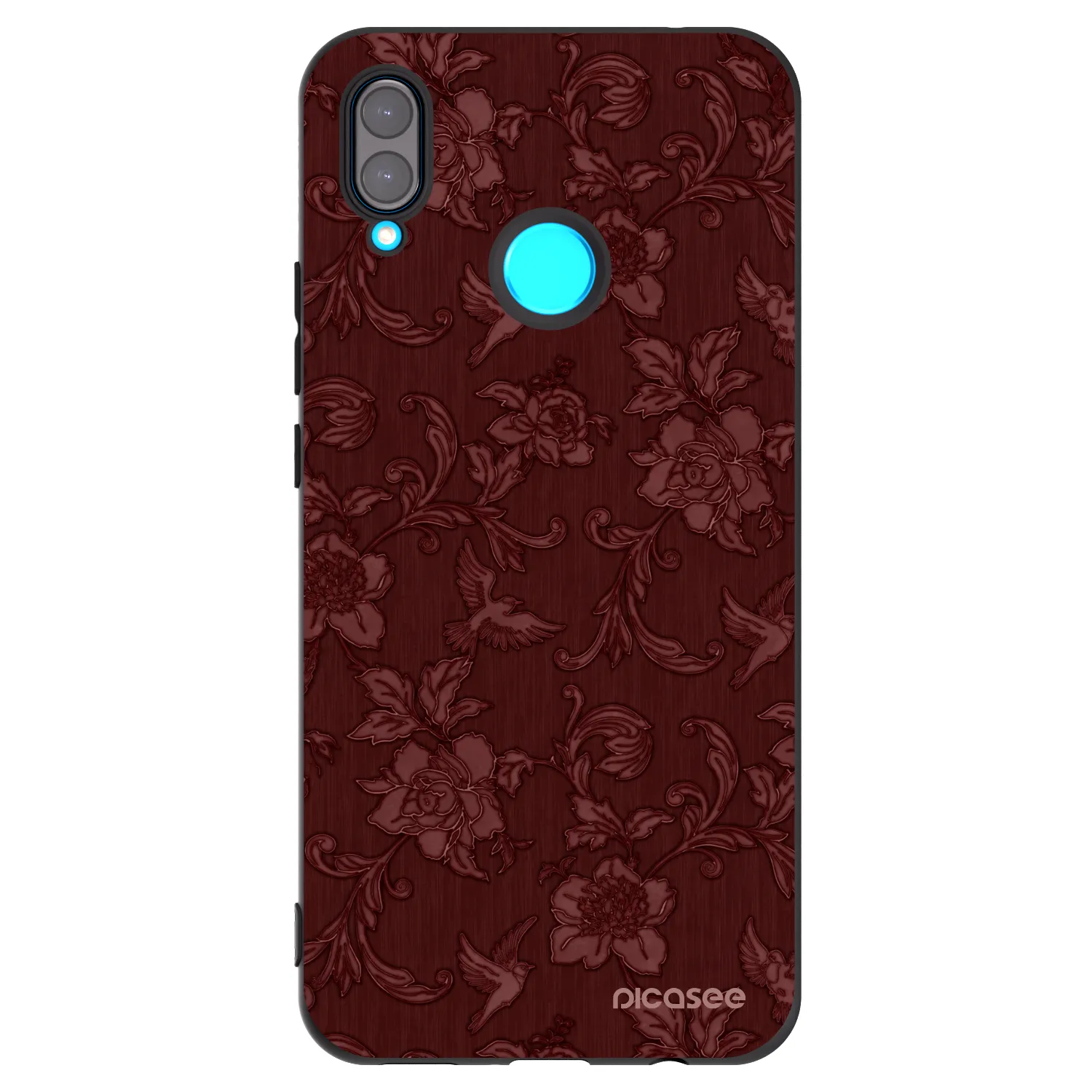 Picasee silikónový čierny obal pre Huawei Nova 3 - Red Elegance