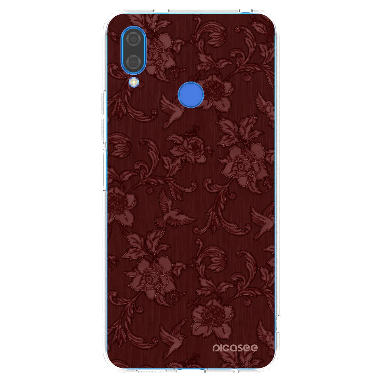 Picasee silikónový prehľadný obal pre Huawei Nova 3 - Red Elegance