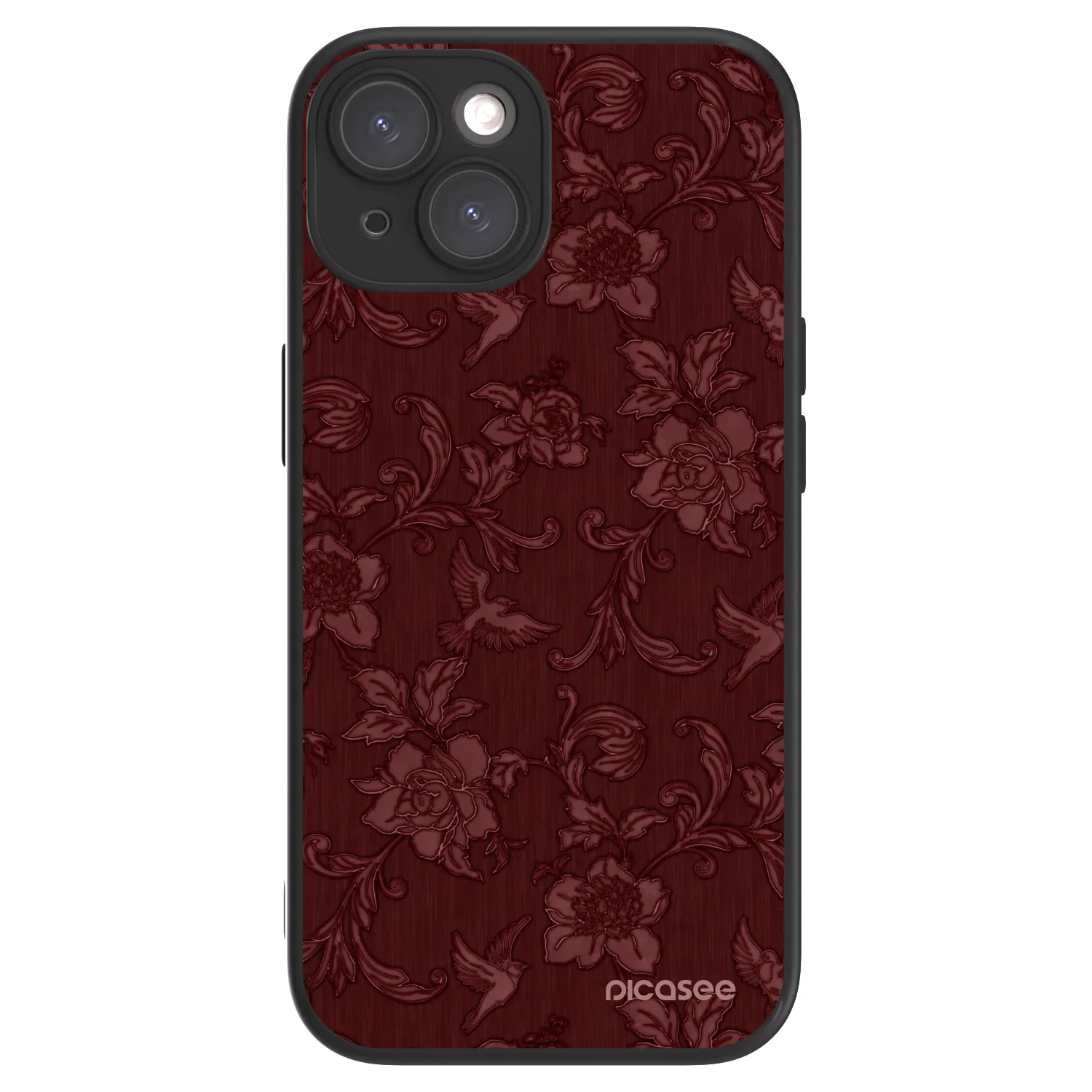 Picasee ULTIMATE CASE MagSafe pro Apple iPhone 15 - Red Elegance