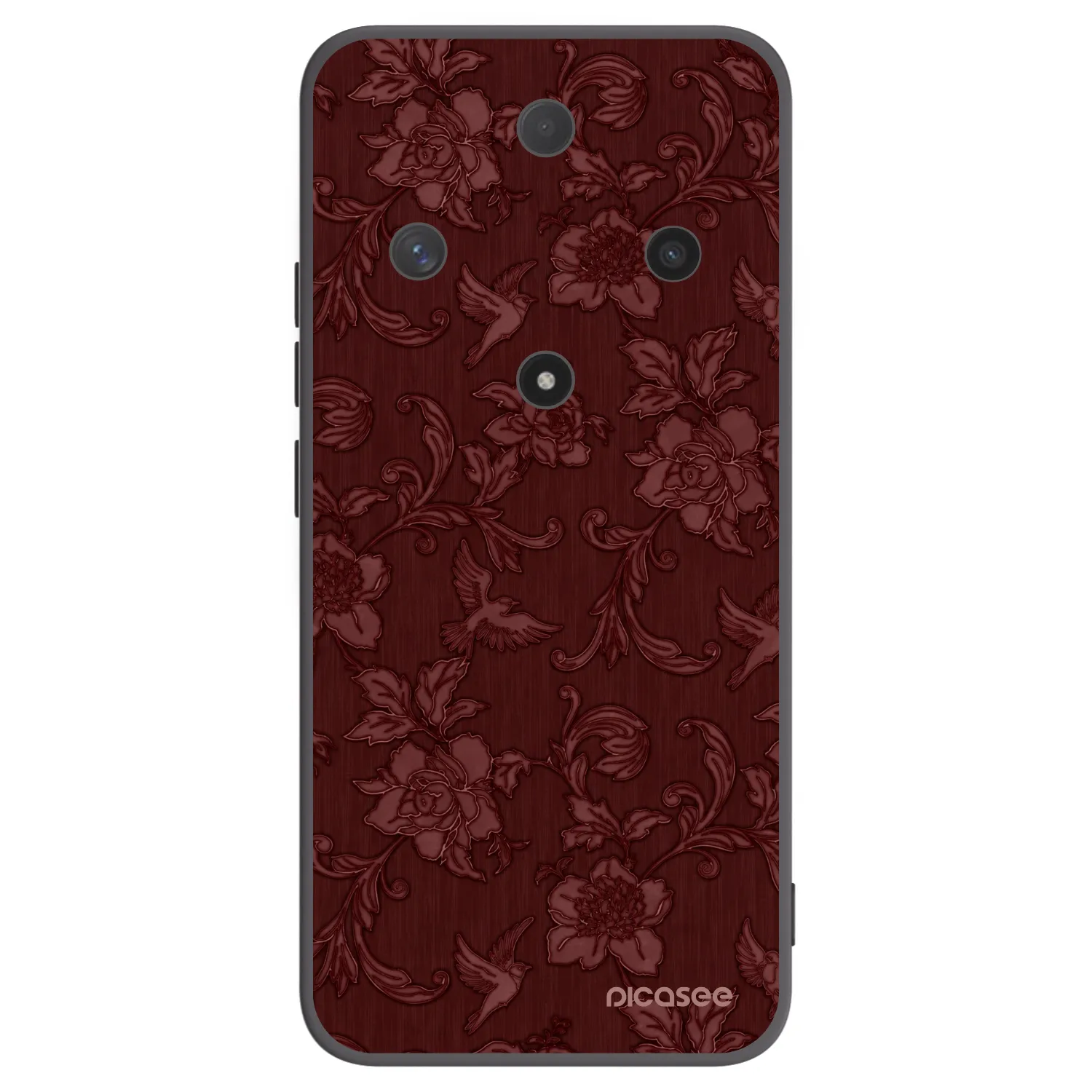 Picasee silikónový čierny obal pre Honor Magic6 Lite 5G - Red Elegance