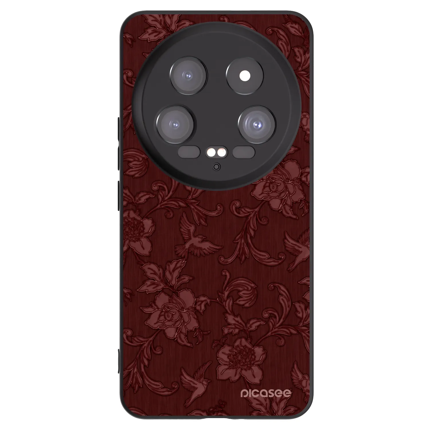 Picasee silikónový čierny obal pre Xiaomi 14 Ultra - Red Elegance