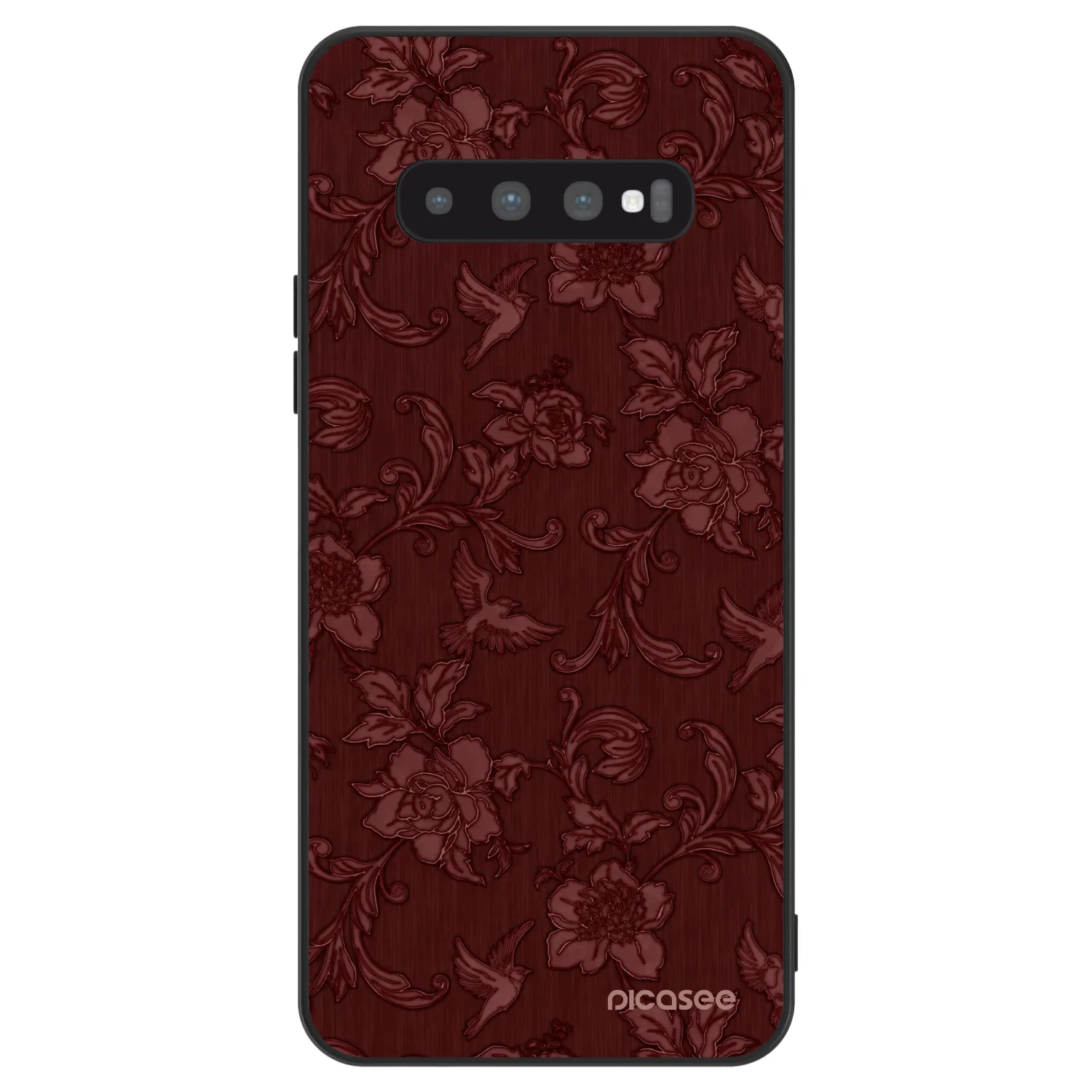 Picasee ULTIMATE CASE pro Samsung Galaxy S10 Plus G975 - Red Elegance