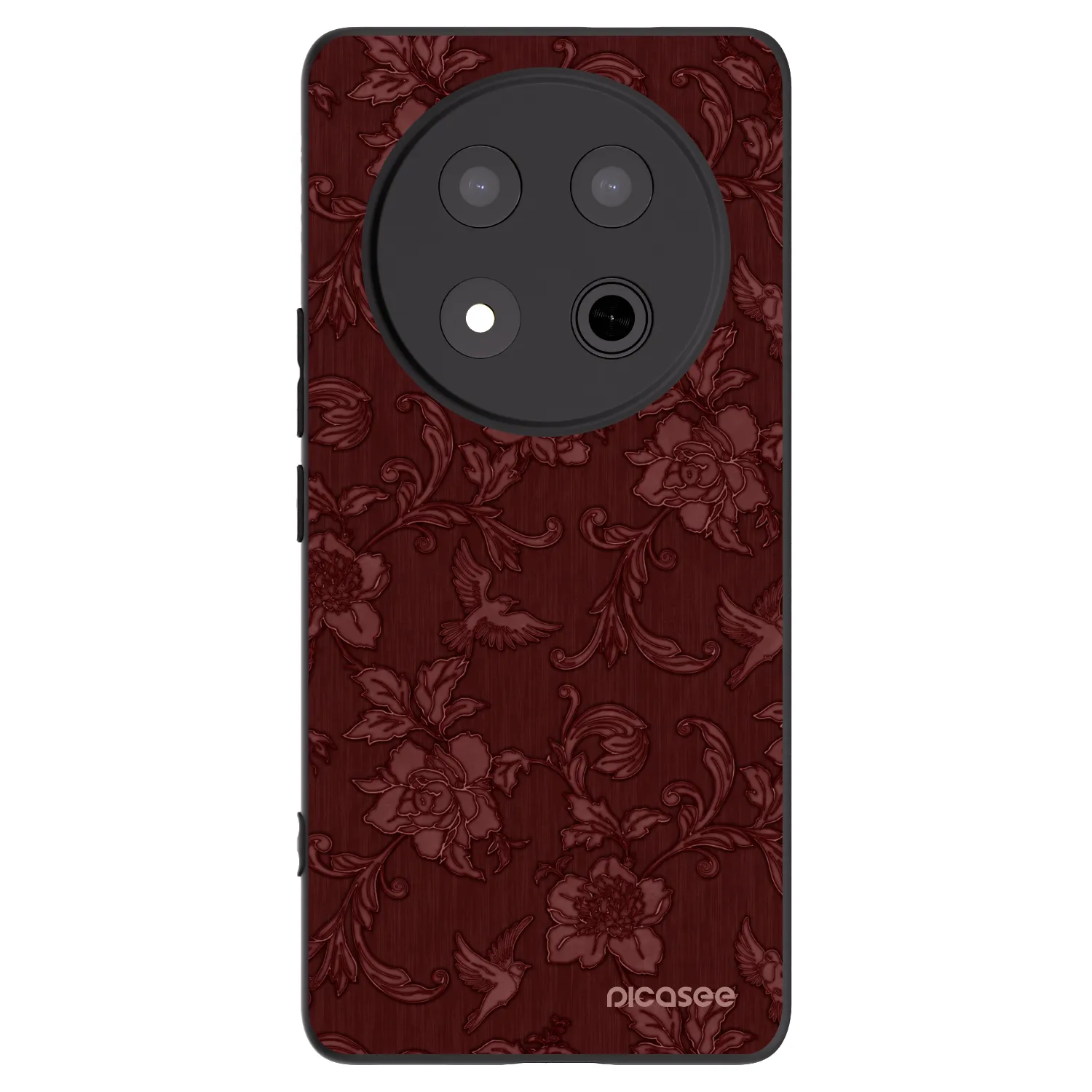Picasee silikónový čierny obal pre Honor Magic7 Lite 5G - Red Elegance