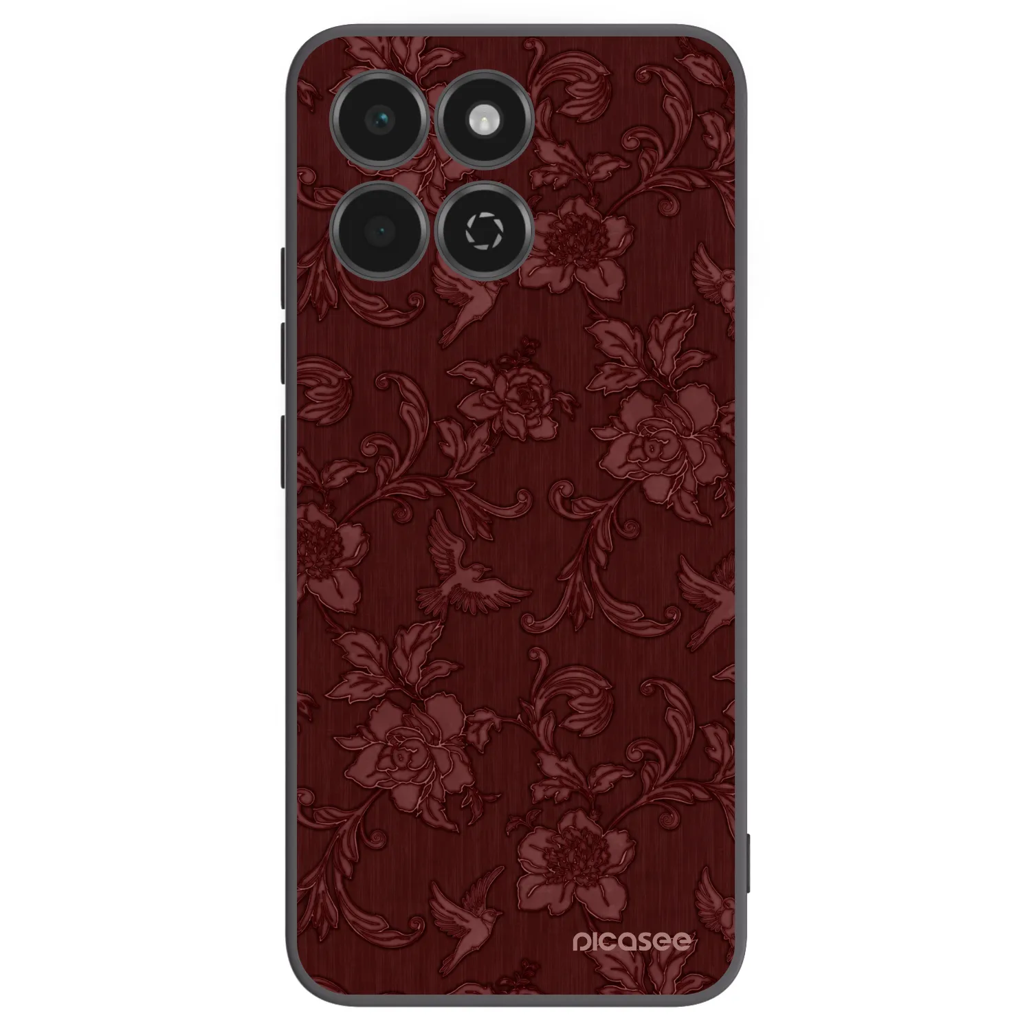 Picasee silikónový čierny obal pre Honor 200 Smart 5G - Red Elegance