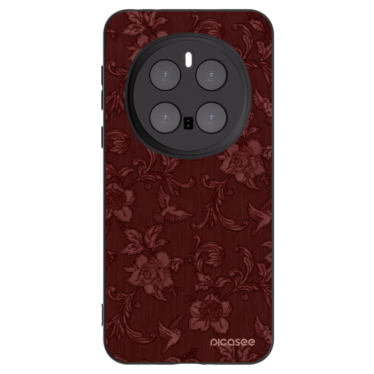 Picasee silikónový čierny obal pre Honor Magic7 Pro 5G - Red Elegance