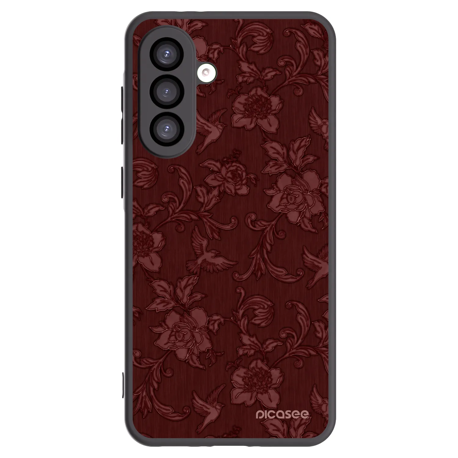 Picasee silikónový čierny obal pre Samsung Galaxy A26 5G A266B - Red Elegance