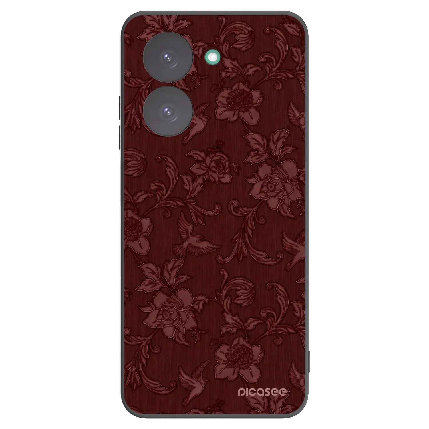 Picasee silikónový čierny obal pre Xiaomi Redmi A5 - Red Elegance