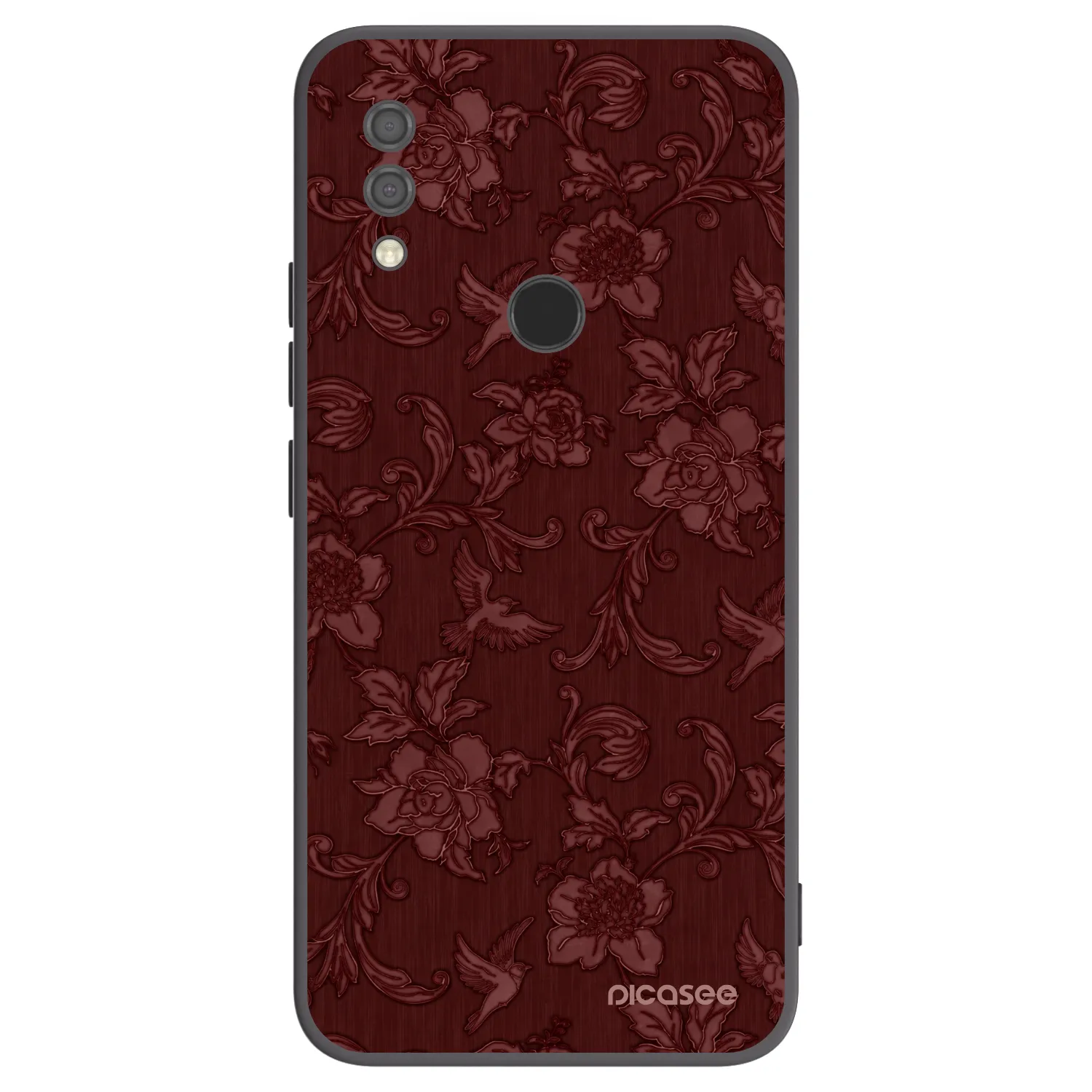 Picasee silikónový čierny obal pre Xiaomi Redmi 7 - Red Elegance