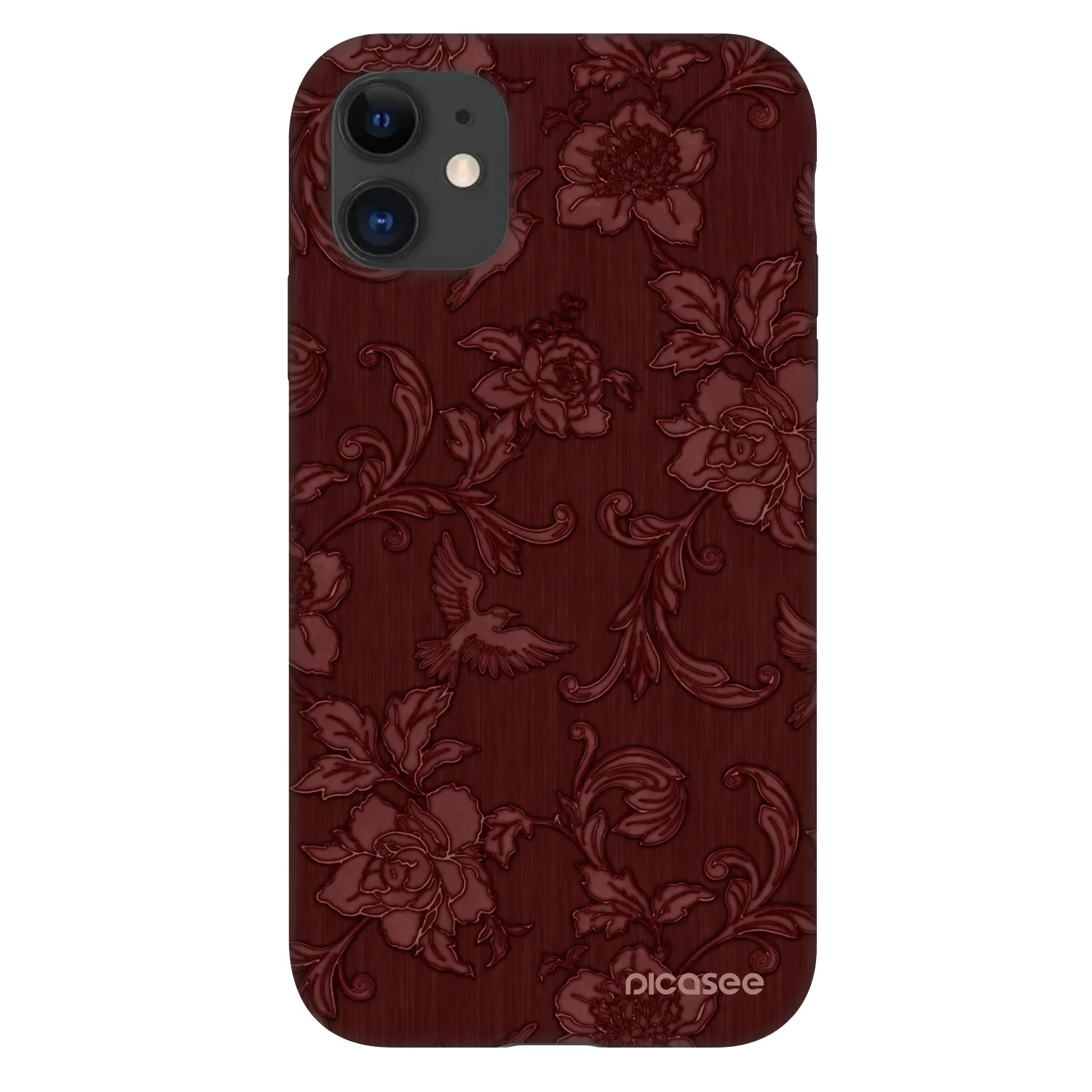 Picasee Fashion Case pre Apple iPhone 11 - Red Elegance