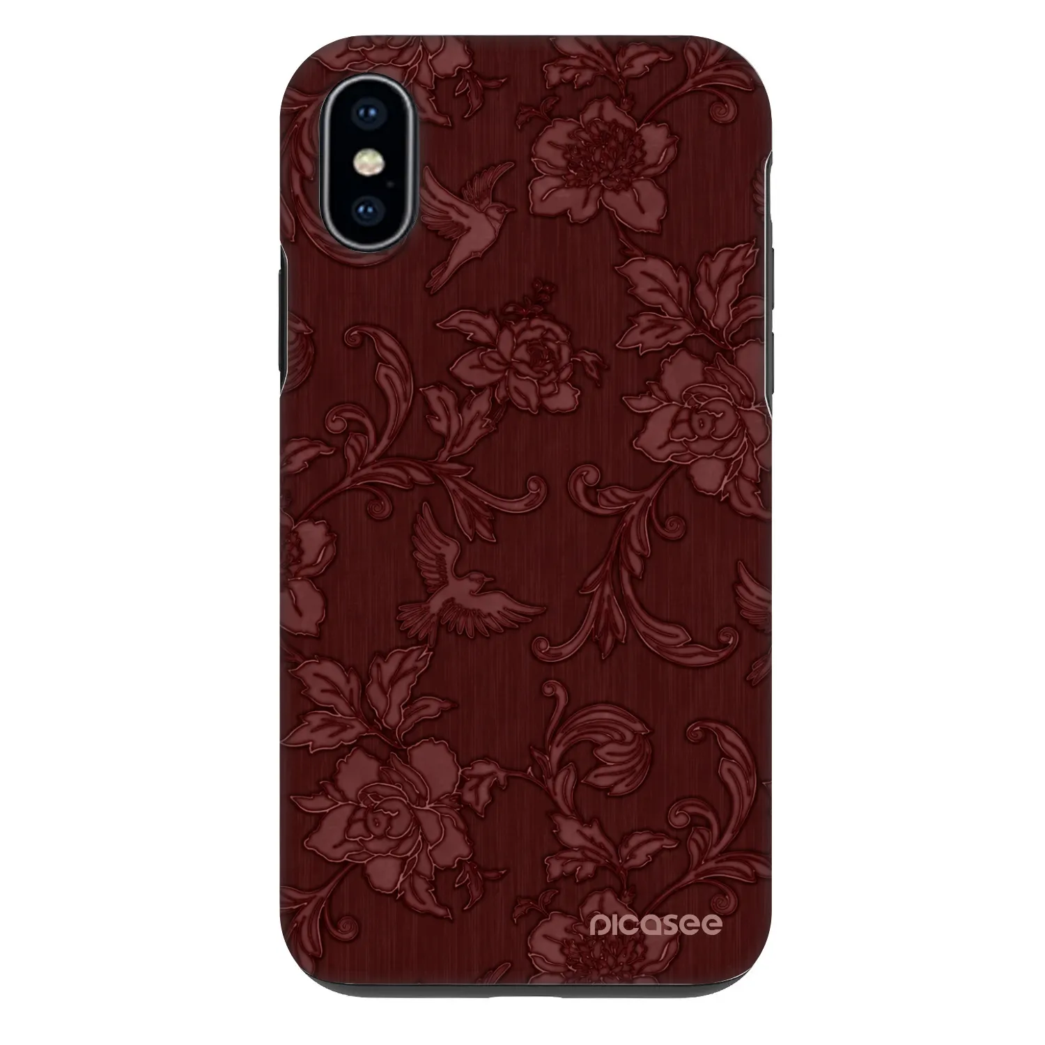 Picasee Fashion Case pre Apple iPhone X/XS - Red Elegance