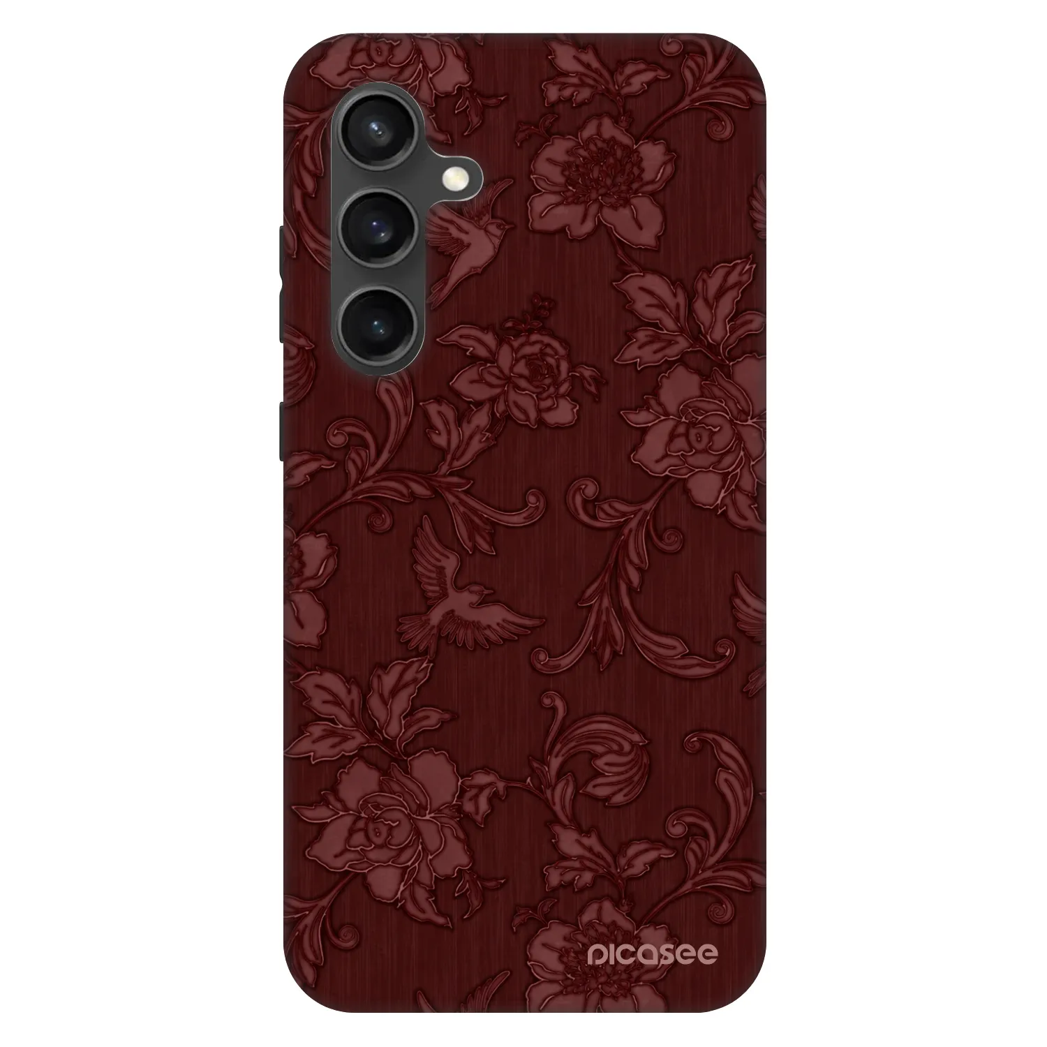 Picasee Fashion Case pre Samsung Galaxy S24 FE S721B - Red Elegance