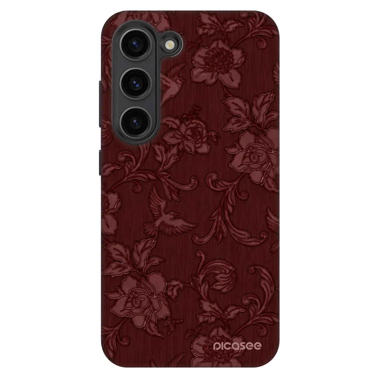 Picasee Fashion Case pre Samsung Galaxy S23+ 5G - Red Elegance