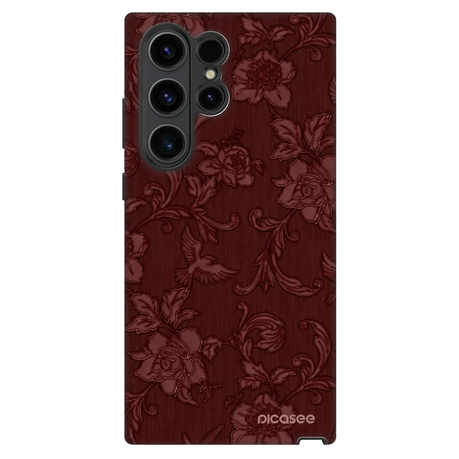 Picasee Fashion Case pre Samsung Galaxy S23 Ultra 5G - Red Elegance