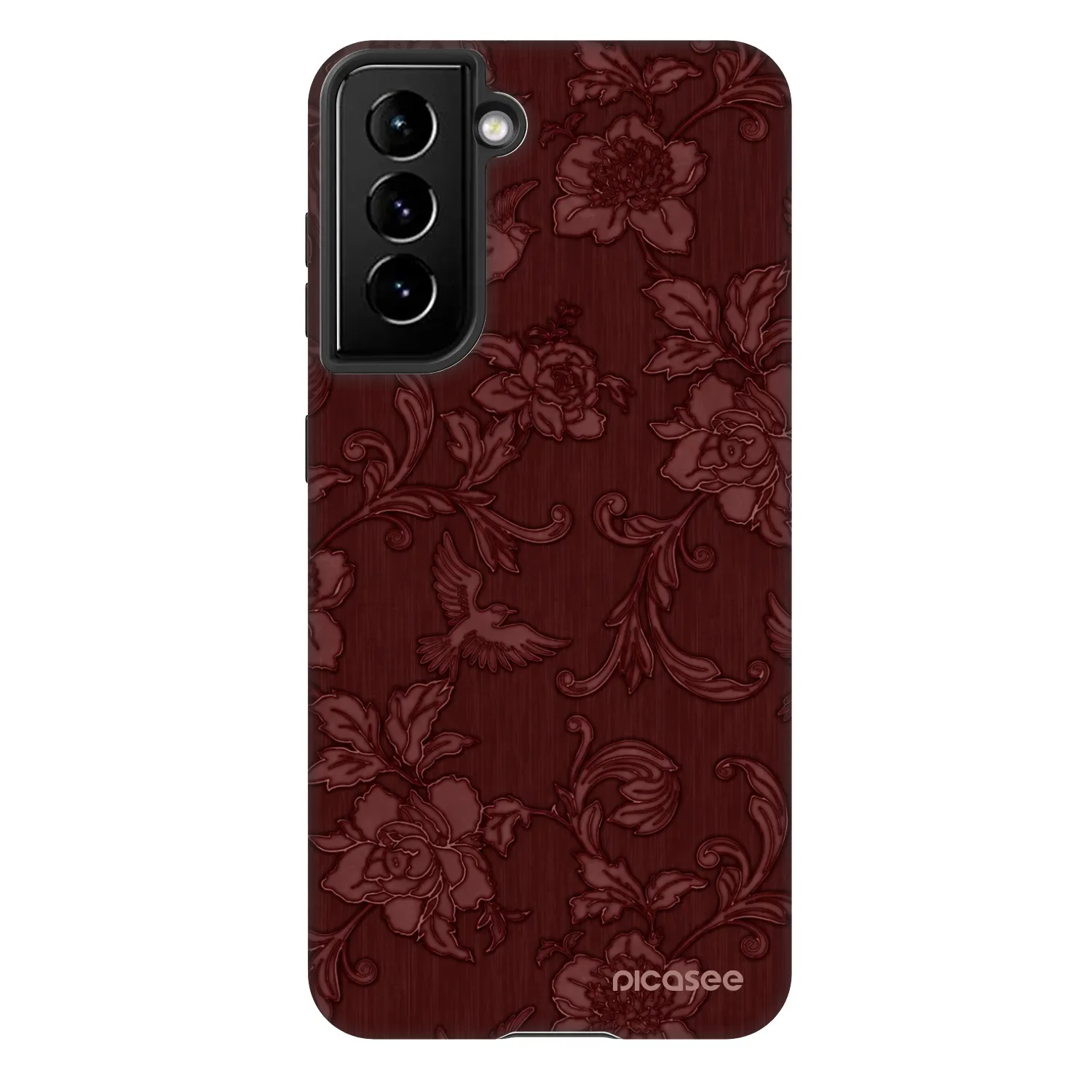 Picasee Fashion Case pre Samsung Galaxy S21 5G G991B - Red Elegance